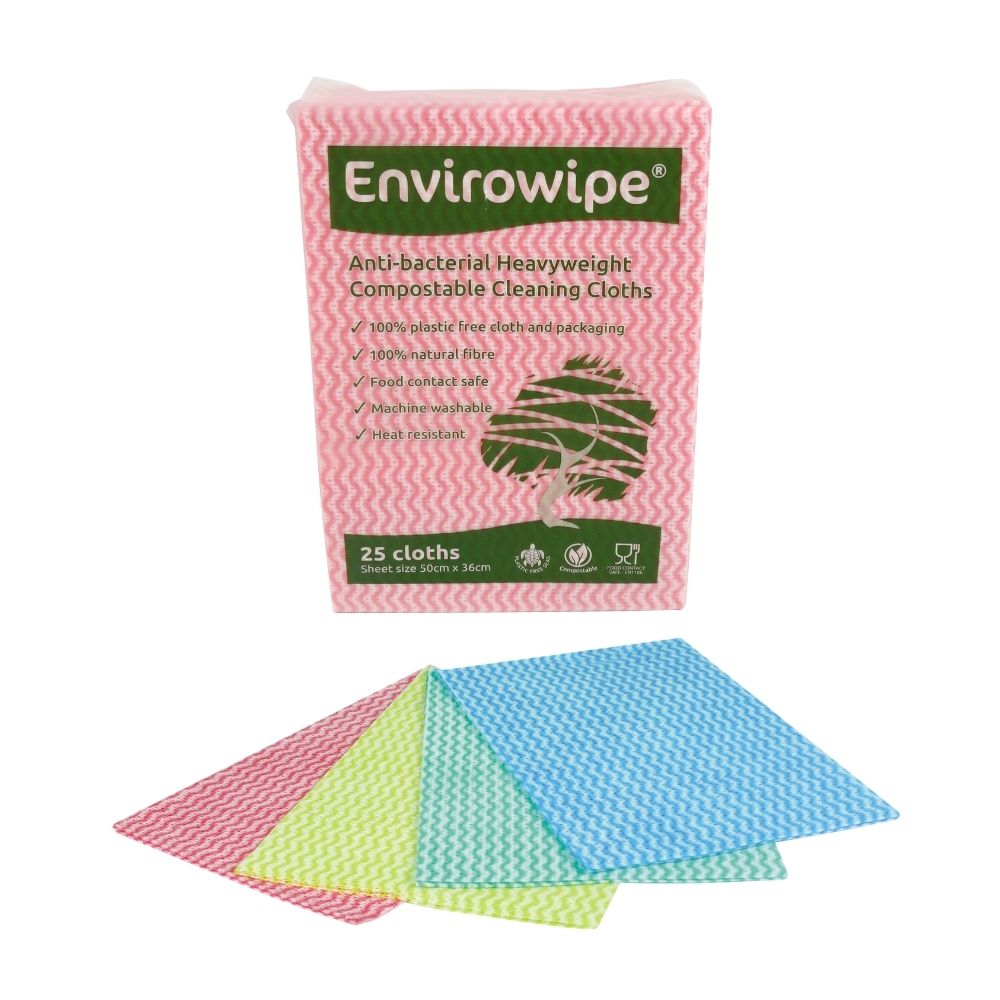 EcoTech Europe Ltd | Envirowipe® Folded Cloths - Compostable (6 Packs)