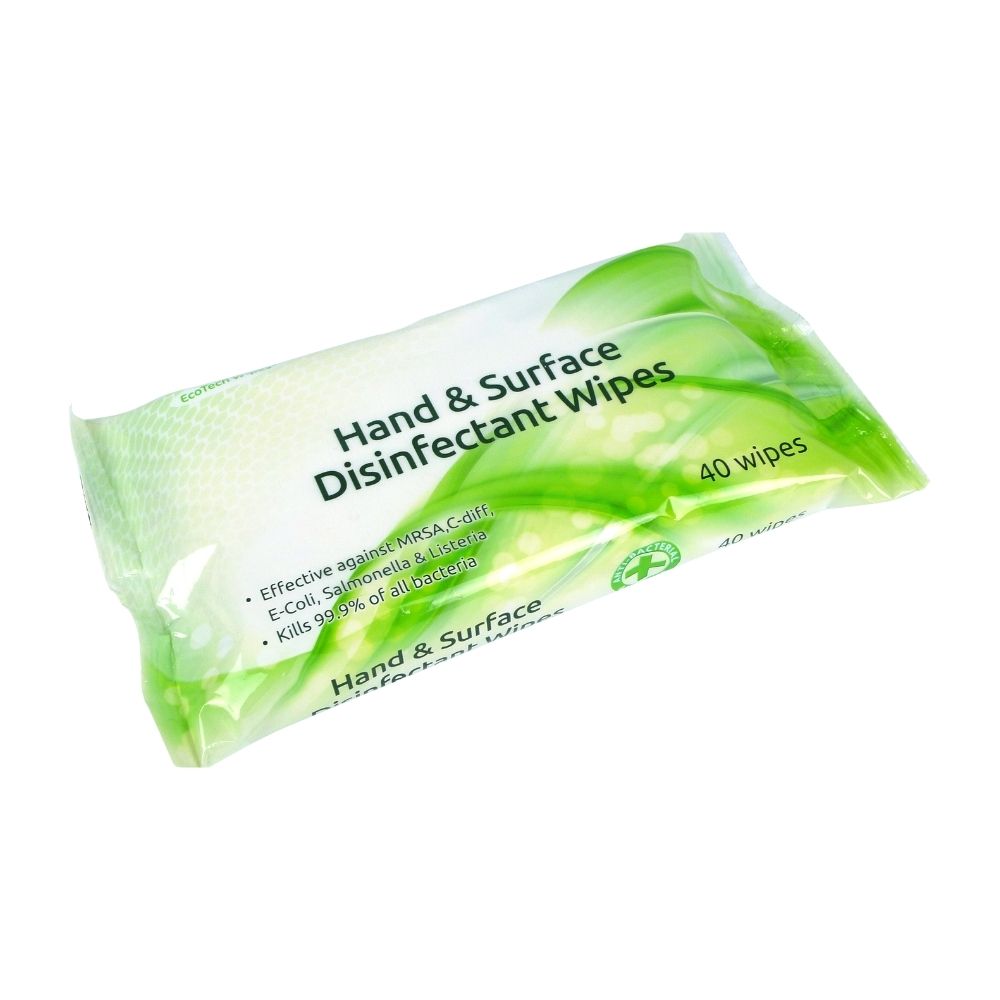 EcoTech Wipes® Hand & Surface Disinfectant Wipes