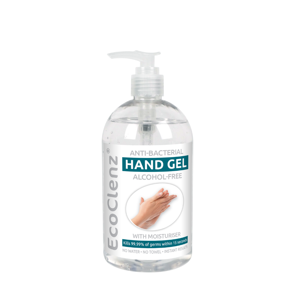 EcoTech Europe Ltd | Hand Sanitiser Gel Alcohol Free (6 x 500ml)