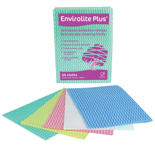 CleaningCloths.co.uk | Envirolite Plus Folded Cleaning Cloths - Large (ELPF500)