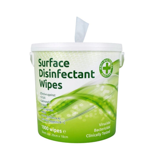 EcoTech Wipes Surface Disinfectant Wipes Bucket (1000 Wipes)